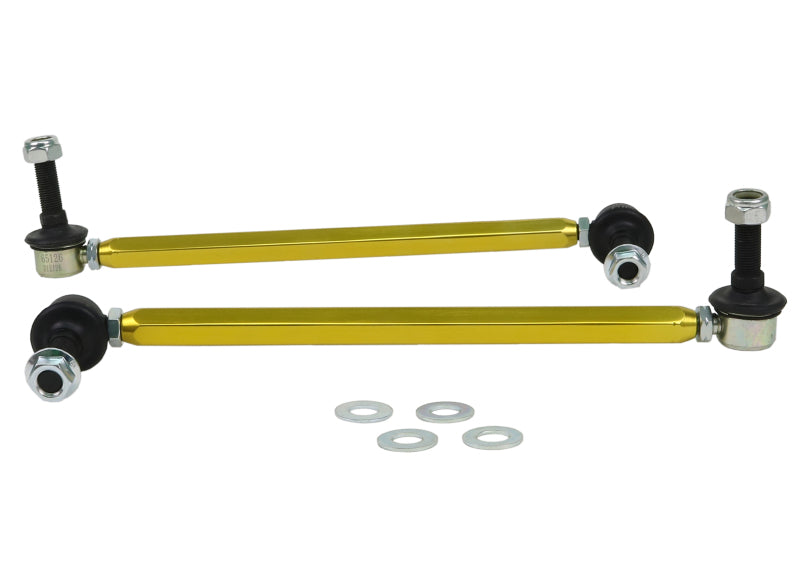 Whiteline Universal Sway Bar - Link Assembly Heavy Duty 310mm-335mm Adjustable Steel Ball Whiteline Universal Sway Bar - Link Assembly Heavy Duty 310mm-335mm Adjustable Steel Ball