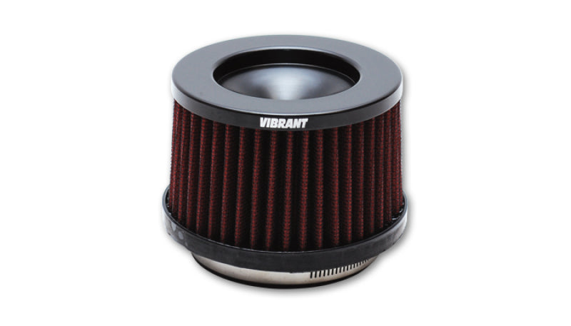 Vibrant The Classic Perf Air Filter 4.75in O.D. Cone x 3-5/8in Tall x 5in inlet I.D. Turbo Outlets Vibrant The Classic Perf Air Filter 4.75in O.D. Cone x 3-5/8in Tall x 5in inlet I.D. Turbo Outlets