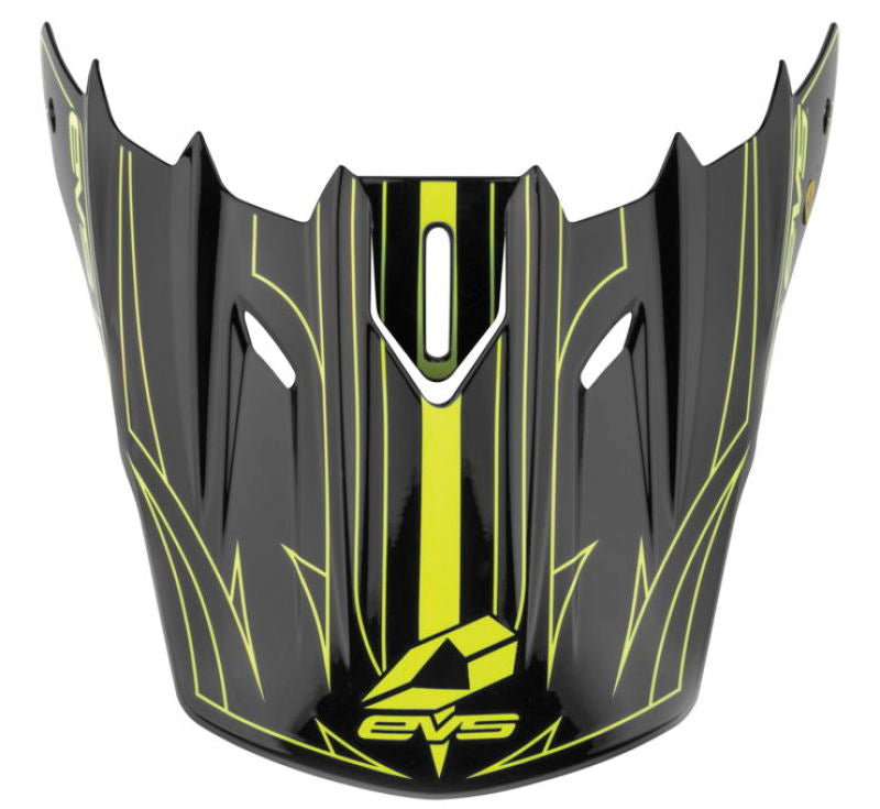 EVS T5 Pinner Visor - Black/Hiviz Yellow EVS T5 Pinner Visor - Black/Hiviz Yellow