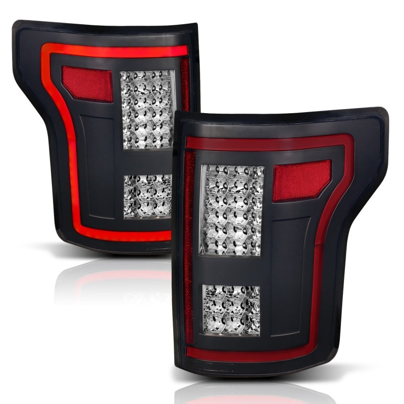 ANZO 15-17 Ford F-150 LED Taillights Black w/ Sequential ANZO 15-17 Ford F-150 LED Taillights Black w/ Sequential