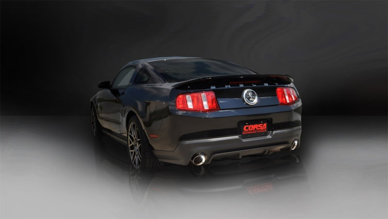 Corsa 2011-2012 Ford Mustang Shelby GT500 5.4L V8 Polished Sport Axle-Back Exhaust Corsa 2011-2012 Ford Mustang Shelby GT500 5.4L V8 Polished Sport Axle-Back Exhaust