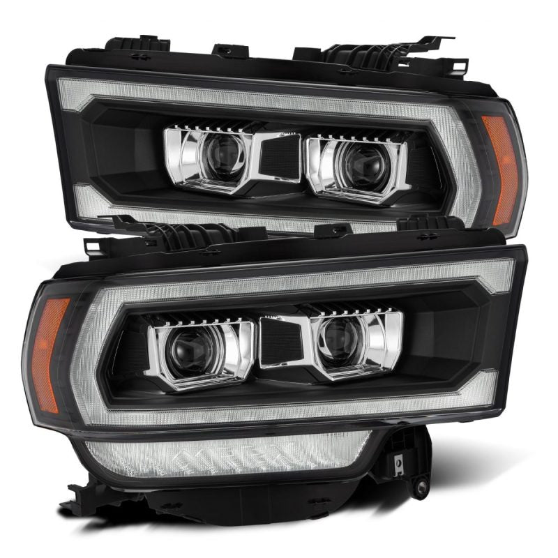 AlphaRex 19-21 Ram 2500 LUXX LED Proj Headlights Plank Style Black w/Activ Light/Seq Signal/DRL AlphaRex 19-21 Ram 2500 LUXX LED Proj Headlights Plank Style Black w/Activ Light/Seq Signal/DRL