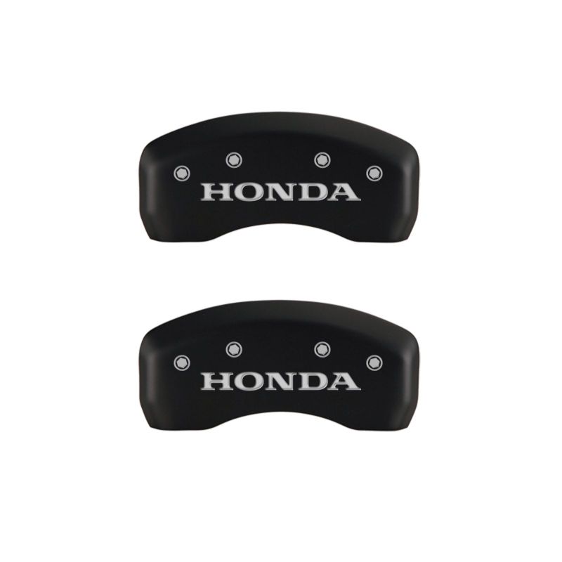 MGP 4 Caliper Covers Engraved Front & Rear Honda Red finish silver ch MGP 4 Caliper Covers Engraved Front & Rear Honda Red finish silver ch