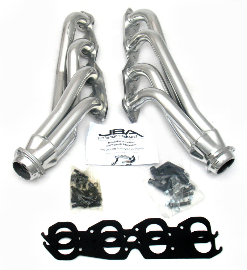 JBA 92-95 GM Truck 7.4L Vortec 1-3/4in Primary Silver Ctd Cat4Ward Header JBA 92-95 GM Truck 7.4L Vortec 1-3/4in Primary Silver Ctd Cat4Ward Header