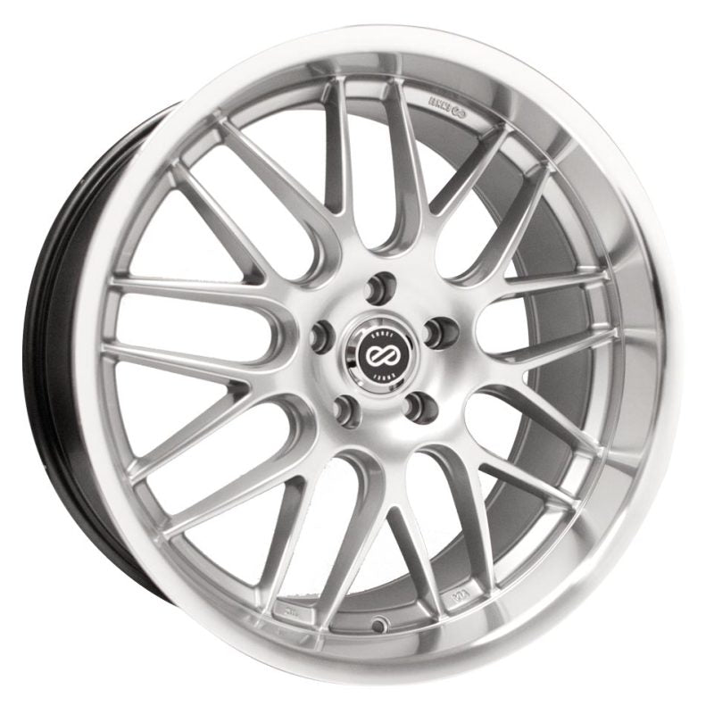 Enkei Lusso 20x9.5 35mm Offset 5x120 Bolt Pattern 72.6 Bore Hyper Silver Wheel Enkei Lusso 20x9.5 35mm Offset 5x120 Bolt Pattern 72.6 Bore Hyper Silver Wheel