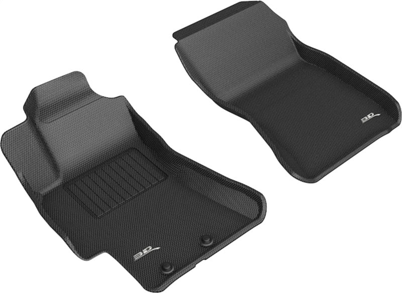 3D MAXpider 08-11 Subaru Impreza / WRX / 08-14 Impreza WRX STI Kagu 1st Row Floormats - Black 3D MAXpider 08-11 Subaru Impreza / WRX / 08-14 Impreza WRX STI Kagu 1st Row Floormats - Black