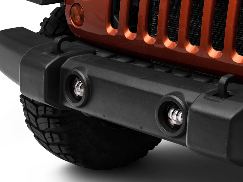 Raxiom 07-22 Jeep Wrangler JK/JL Axial Series Tri-Bar LED Fog Lights- White Raxiom 07-22 Jeep Wrangler JK/JL Axial Series Tri-Bar LED Fog Lights- White