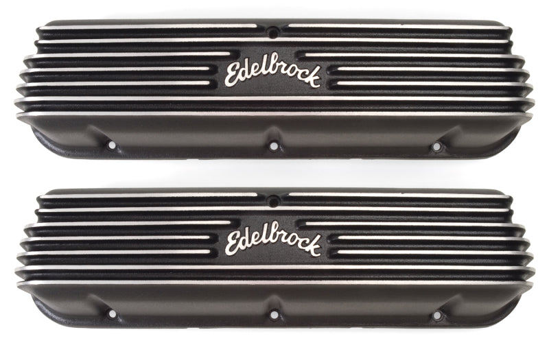 Edelbrock Valve Cover Classic Series Ford 1962-95 221 351W V8 Black Edelbrock Valve Cover Classic Series Ford 1962-95 221 351W V8 Black