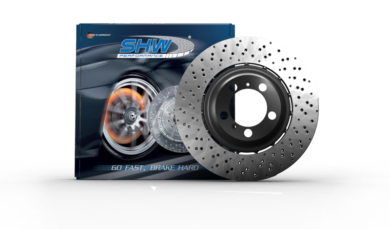 SHW 12-13 Audi TT Quattro RS 2.5L Front Drilled-Dimpled Lightweight Brake Rotor (8J0615301K) SHW 12-13 Audi TT Quattro RS 2.5L Front Drilled-Dimpled Lightweight Brake Rotor (8J0615301K)