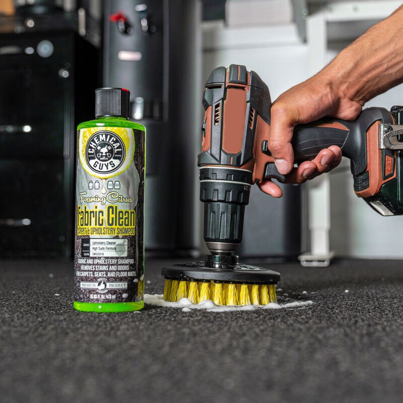 Chemical Guys Carpet Brush w/Drill Attachment - Medium Duty Chemical Guys Carpet Brush w/Drill Attachment - Medium Duty