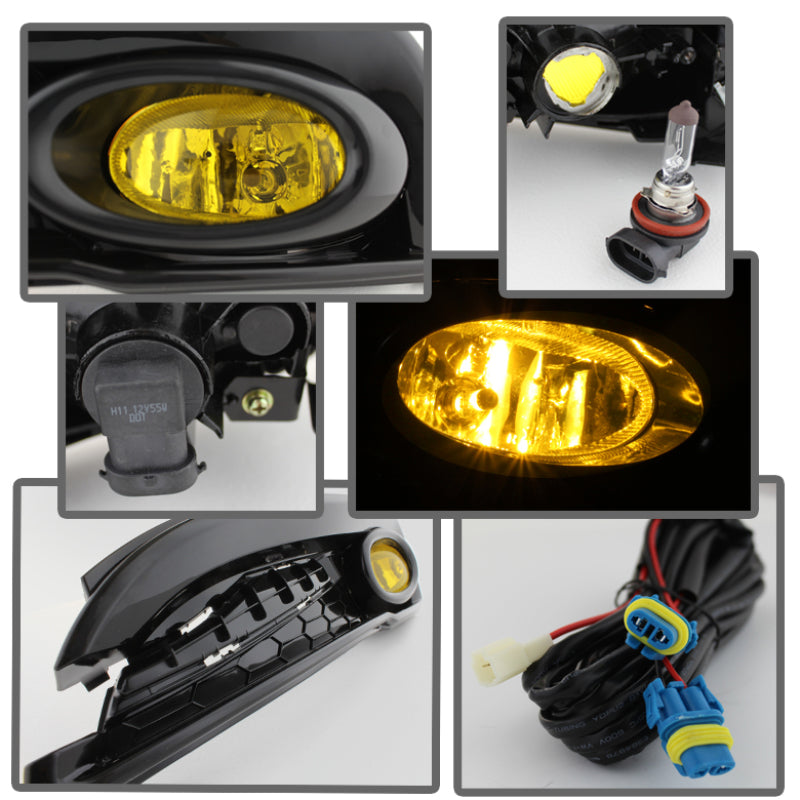 Spyder Honda Civic 2013-2014 4dr OEM Fog Light W/Switch Yellow FL-HC2013-4D-Y Spyder Honda Civic 2013-2014 4dr OEM Fog Light W/Switch Yellow FL-HC2013-4D-Y