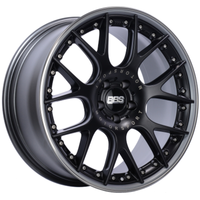 BBS CH-RII 20x8.5 5x112 ET42 Satin Black Center Platinum Lip SS Rim Prot Wheel -82mm PFS/Clip Req BBS CH-RII 20x8.5 5x112 ET42 Satin Black Center Platinum Lip SS Rim Prot Wheel -82mm PFS/Clip Req
