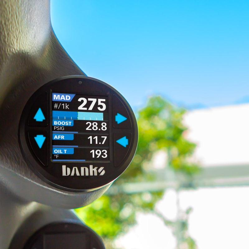 Banks Power 17-19 GM 2500 6.6L L5P Derringer Tuner (Gen 2) w/ 1.8in iDash DataMonster Banks Power 17-19 GM 2500 6.6L L5P Derringer Tuner (Gen 2) w/ 1.8in iDash DataMonster