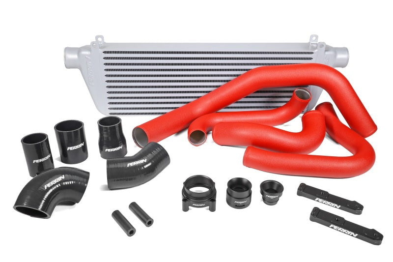 PERRIN 22-25 Subaru WRX Front Mount Intercooler Kit (Red Tubes & Silver Core) PERRIN 22-25 Subaru WRX Front Mount Intercooler Kit (Red Tubes & Silver Core)