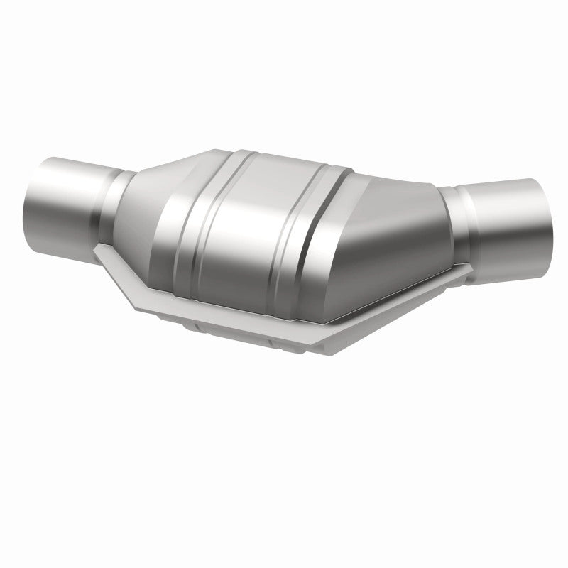 MagnaFlow Conv Univ 2.25in Inlet/Outlet Angled Offset/Center Calif OBDII MagnaFlow Conv Univ 2.25in Inlet/Outlet Angled Offset/Center Calif OBDII