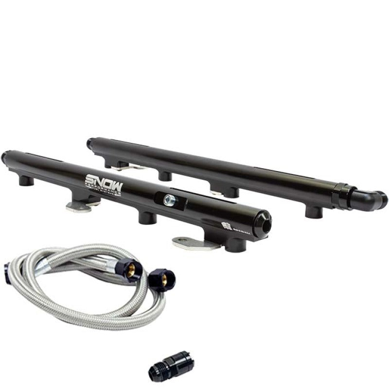 Snow 2005+ Hemi 6.4L Factory Hookup Billet Fuel Rail Kit Snow 2005+ Hemi 6.4L Factory Hookup Billet Fuel Rail Kit