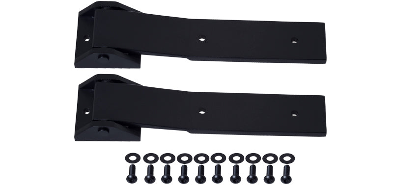 Kentrol 07-18 Jeep Wrangler JK Tailgate Hinge Pair - Textured Black Kentrol 07-18 Jeep Wrangler JK Tailgate Hinge Pair - Textured Black