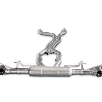 Akrapovic 15-17 Porsche Cayenne GTS (958 FL) Evolution Link Pipe Set (Titanium)