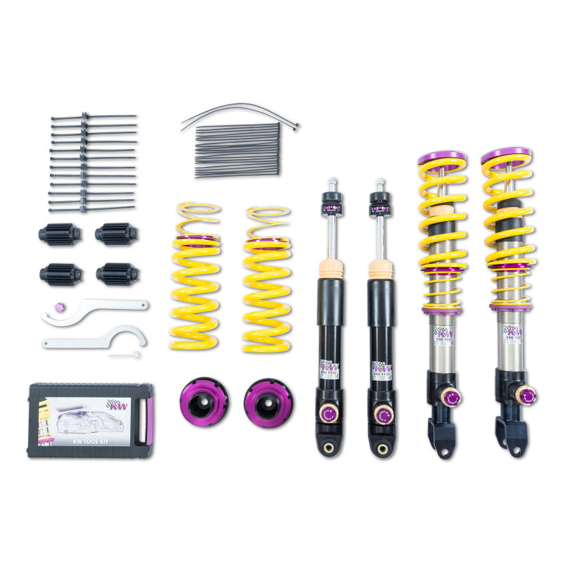 KW Coilover Kit V4 2017+ Mercedes C-Class (W205) AMG C63/C63 S Coupe w/ Electronic Dampening KW Coilover Kit V4 2017+ Mercedes C-Class (W205) AMG C63/C63 S Coupe w/ Electronic Dampening