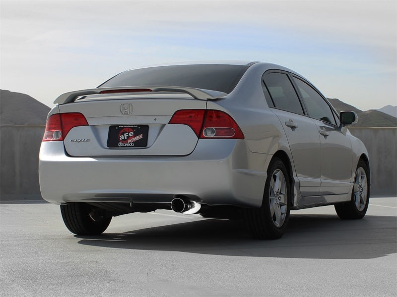 aFe Takeda Exhaust 2.5in Dia 304SS Axle-Back w/Polished Tip 06-11 Honda Civic EX Sedan L4 1.8L aFe Takeda Exhaust 2.5in Dia 304SS Axle-Back w/Polished Tip 06-11 Honda Civic EX Sedan L4 1.8L
