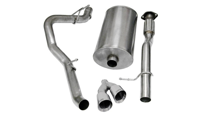 Corsa 2009-2013 Chevrolet Suburban 1500 5.3L V8 Polished Sport Cat-Back Exhaust Corsa 2009-2013 Chevrolet Suburban 1500 5.3L V8 Polished Sport Cat-Back Exhaust