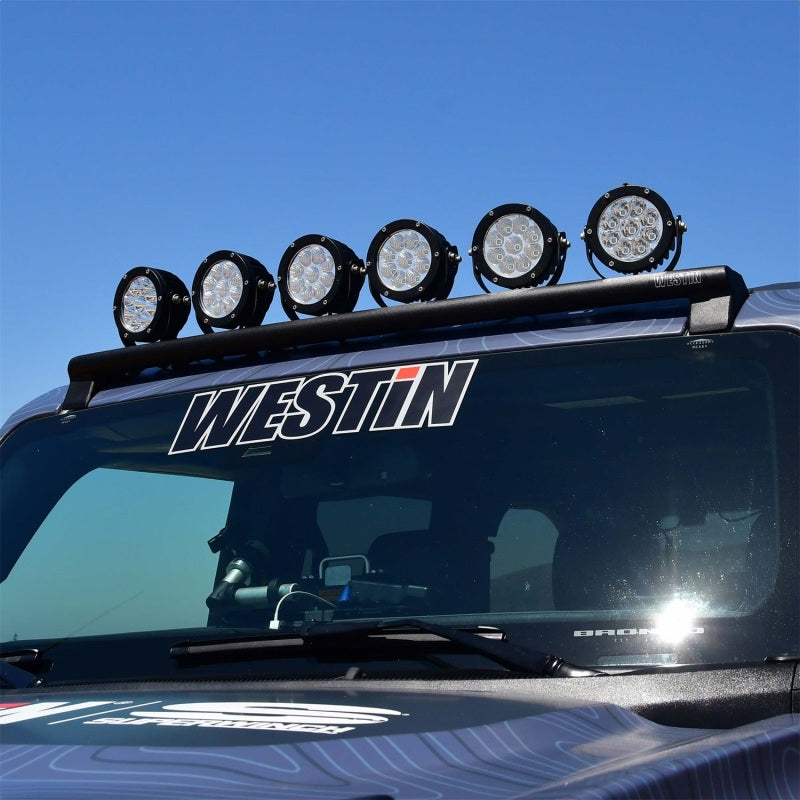 Westin 21-23 Ford Bronco (Excl. Bronco Sport) XTS Overhead Light Mount - Tex. Blk Westin 21-23 Ford Bronco (Excl. Bronco Sport) XTS Overhead Light Mount - Tex. Blk