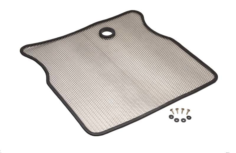 Kentrol 55-86 Jeep CJ Bug Shield - Polished Silver Kentrol 55-86 Jeep CJ Bug Shield - Polished Silver