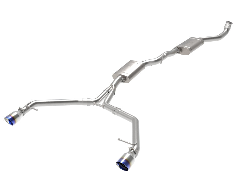 afe MACH Force-Xp 13-16 Audi Allroad L4 SS Cat-Back Exhaust w/ Blue Flame Tips afe MACH Force-Xp 13-16 Audi Allroad L4 SS Cat-Back Exhaust w/ Blue Flame Tips