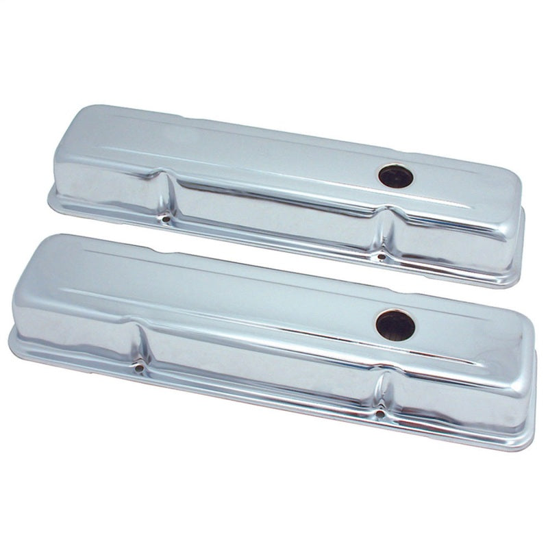 Spectre SB Chevy Short Valve Cover Set - Chrome Spectre SB Chevy Short Valve Cover Set - Chrome