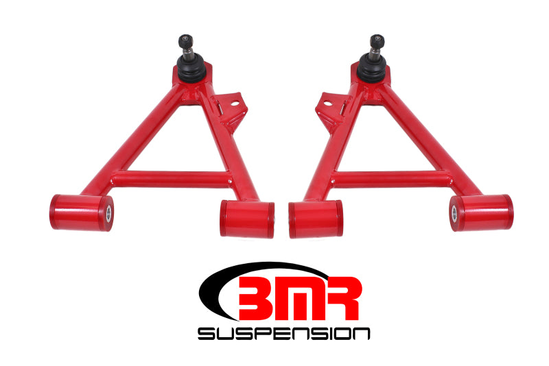 BMR 94-04 Mustang Lower Non-Adj. A-Arms (Coilover Only) w/ Tall Ball Joint (Polyurethane) - Red BMR 94-04 Mustang Lower Non-Adj. A-Arms (Coilover Only) w/ Tall Ball Joint (Polyurethane) - Red