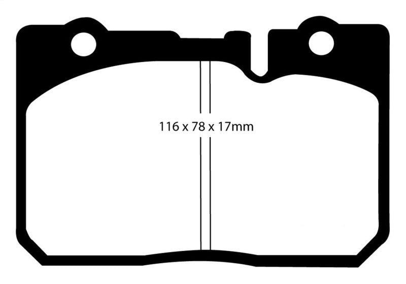 EBC 95-00 Lexus LS400 4.0 Redstuff Front Brake Pads EBC 95-00 Lexus LS400 4.0 Redstuff Front Brake Pads