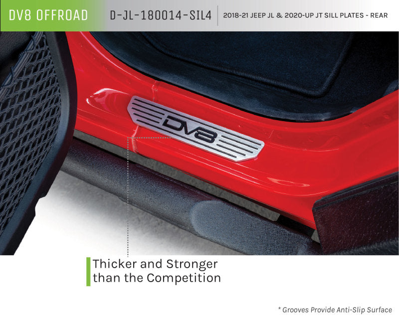 DV8 Offroad 2018-2019 Jeep Gladiator JL Rear Sill Plates DV8 Offroad 2018-2019 Jeep Gladiator JL Rear Sill Plates