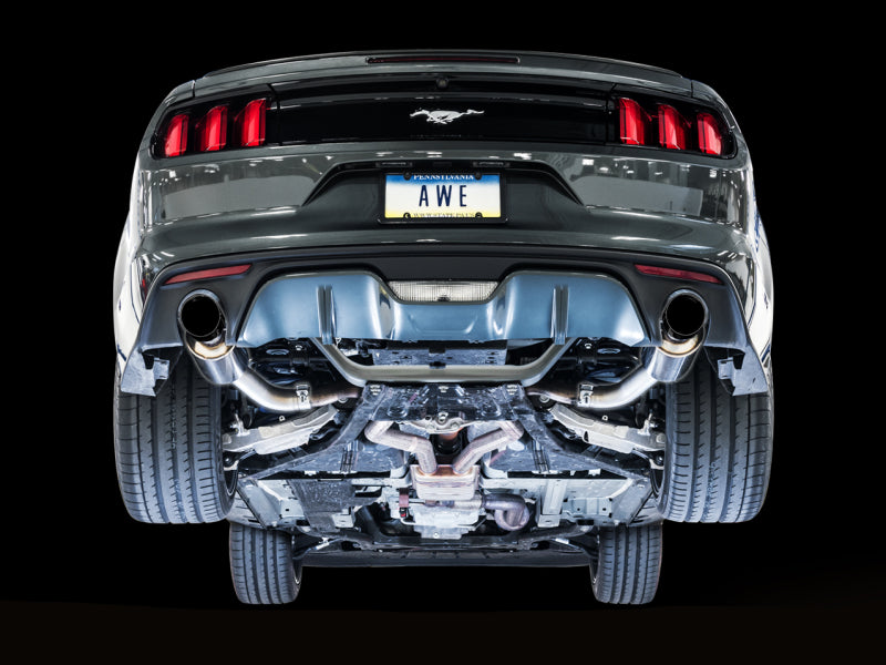 AWE Tuning S550 Mustang EcoBoost Axle-back Exhaust - Touring Edition (Diamond Black Tips) AWE Tuning S550 Mustang EcoBoost Axle-back Exhaust - Touring Edition (Diamond Black Tips)