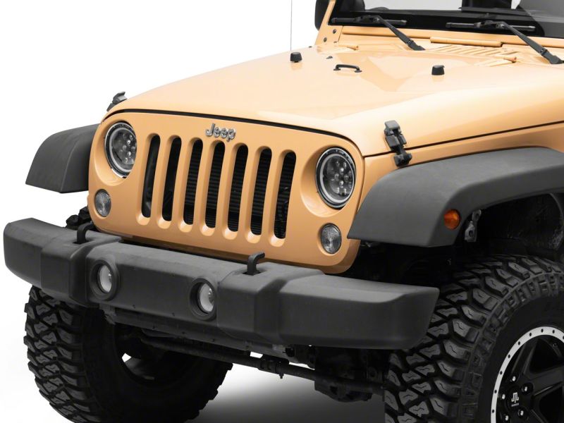 Raxiom 07-18 Jeep Wrangler JK Axial Spider LED Headlights w/Angel Eye Halo- Blk Housing (Clear Lens) Raxiom 07-18 Jeep Wrangler JK Axial Spider LED Headlights w/Angel Eye Halo- Blk Housing (Clear Lens)