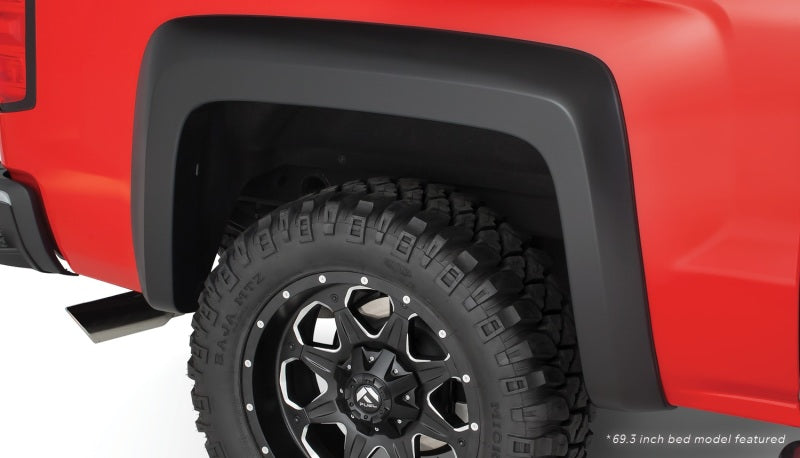 Bushwacker 15-18 Chevy Silverado 2500 HD Fleetside Extend-A-Fender Style Flares 4pc - Black Bushwacker 15-18 Chevy Silverado 2500 HD Fleetside Extend-A-Fender Style Flares 4pc - Black