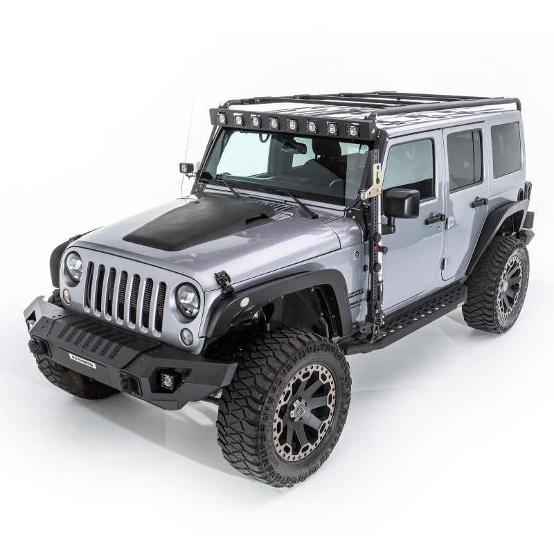 Go Rhino 07-20 Jeep Wrangler JL/JLU/JK/JKU/Gladiator JT Trailline Front Straight Bumper Go Rhino 07-20 Jeep Wrangler JL/JLU/JK/JKU/Gladiator JT Trailline Front Straight Bumper