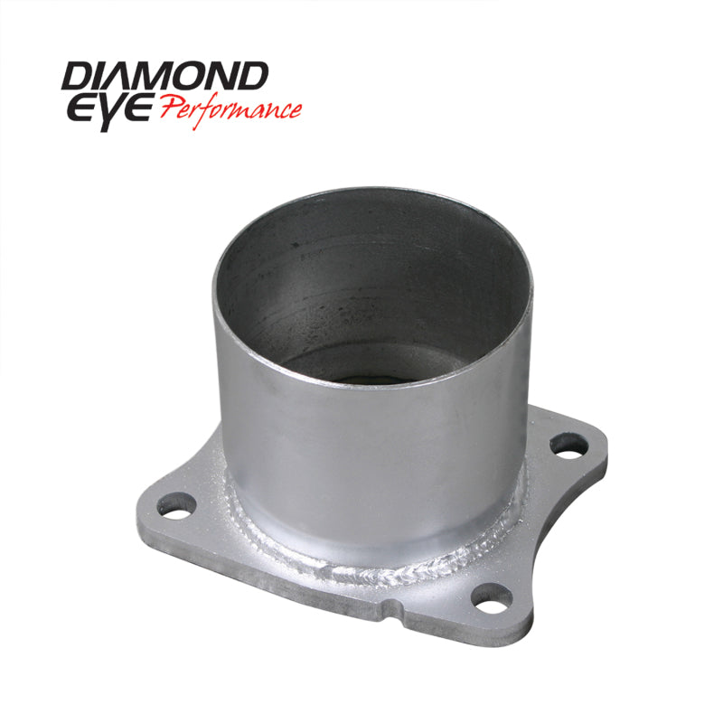 Diamond Eye ADAPTER 4-BOLT FLANGE 4in INNER DIA CLAMP-ON AL: 01-05 CHEVY/GMC 6.6L 2500/3500 CHV-FBA Diamond Eye ADAPTER 4-BOLT FLANGE 4in INNER DIA CLAMP-ON AL: 01-05 CHEVY/GMC 6.6L 2500/3500 CHV-FBA