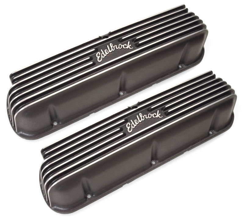 Edelbrock Valve Cover Classic Series Ford 1962-95 221 351W V8 Black Edelbrock Valve Cover Classic Series Ford 1962-95 221 351W V8 Black