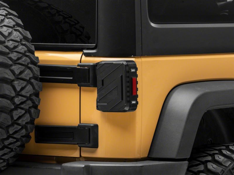 Raxiom 07-18 Jeep Wrangler JK Axial Series Trident LED Tail Lights- Blk Housing (Smoked Lens) Raxiom 07-18 Jeep Wrangler JK Axial Series Trident LED Tail Lights- Blk Housing (Smoked Lens)