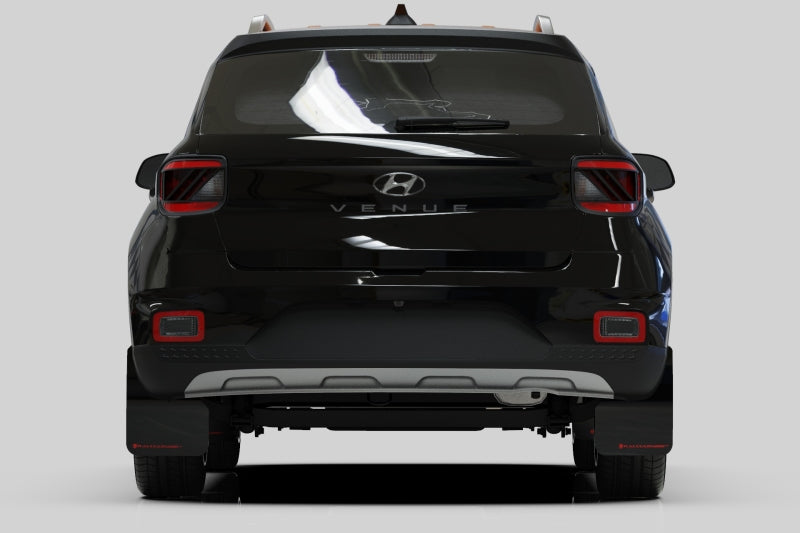 Rally Armor 20-25 Hyundai Venue Black Mud Flap Red Logo Rally Armor 20-25 Hyundai Venue Black Mud Flap Red Logo