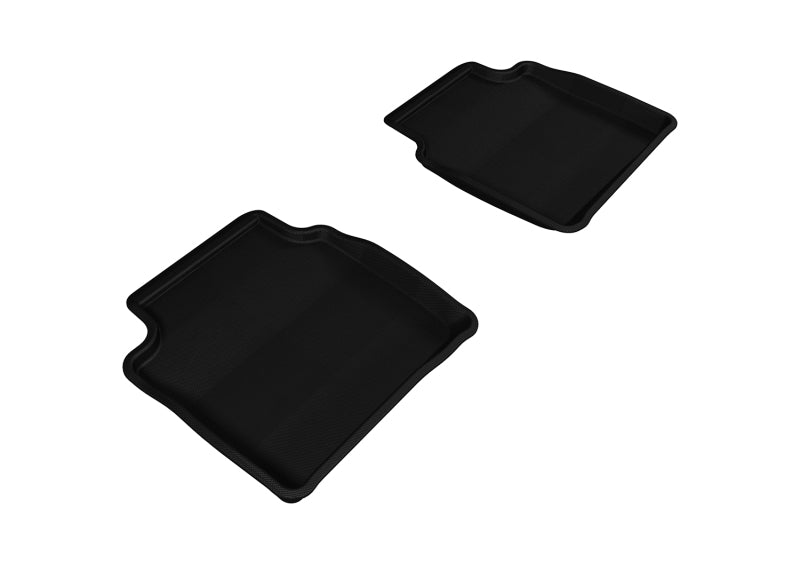 3D MAXpider 2008-2012 Chevrolet Malibu Kagu 2nd Row Floormats - Black 3D MAXpider 2008-2012 Chevrolet Malibu Kagu 2nd Row Floormats - Black