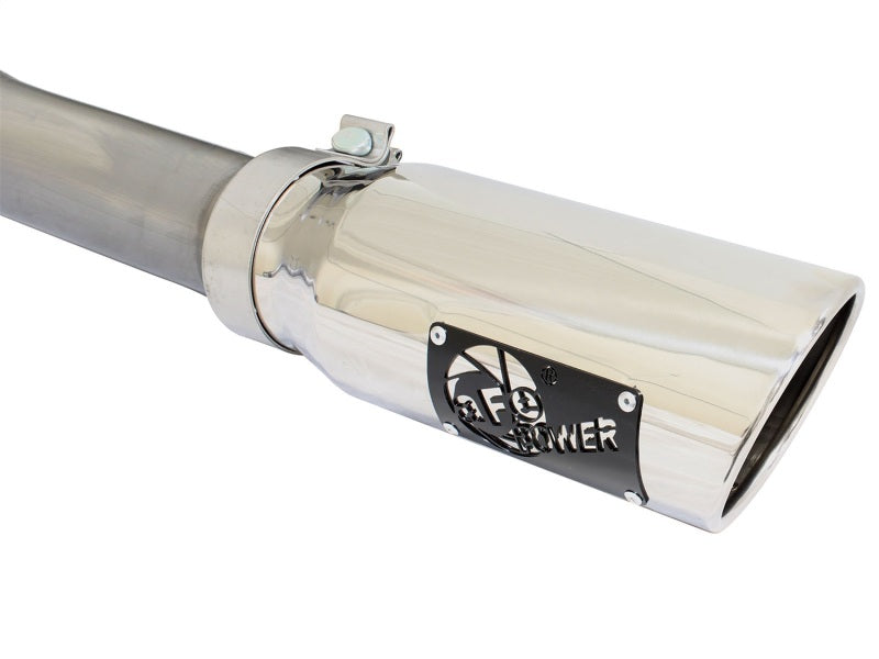 aFe MACHForce XP Exhaust 3in SS Dual Side Ext CB w/ Polished Tips 2015 Ford F150 5.0L V8 CC/SB EC/LB aFe MACHForce XP Exhaust 3in SS Dual Side Ext CB w/ Polished Tips 2015 Ford F150 5.0L V8 CC/SB EC/LB