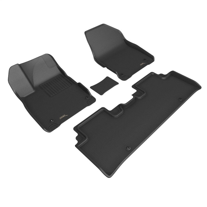 3D MAXpider 2022 Kia EV6 Kagu 1st & 2nd Row Floormat - Black 3D MAXpider 2022 Kia EV6 Kagu 1st & 2nd Row Floormat - Black
