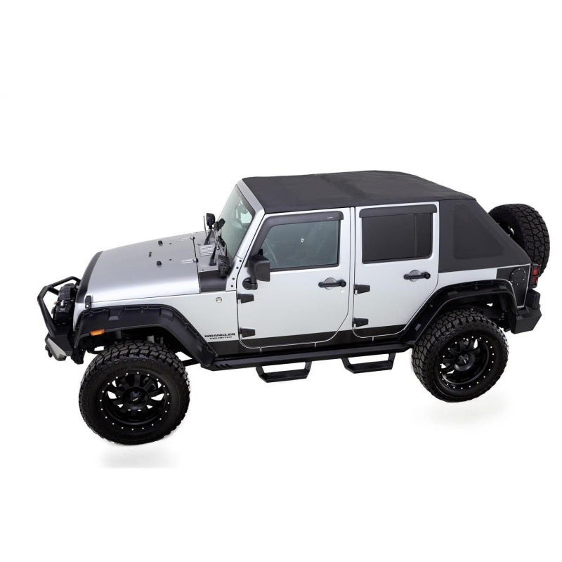 Rampage 2007-2018 Jeep Wrangler(JK) Trailview Fastback - Black Diamond (2 Door) Rampage 2007-2018 Jeep Wrangler(JK) Trailview Fastback - Black Diamond (2 Door)