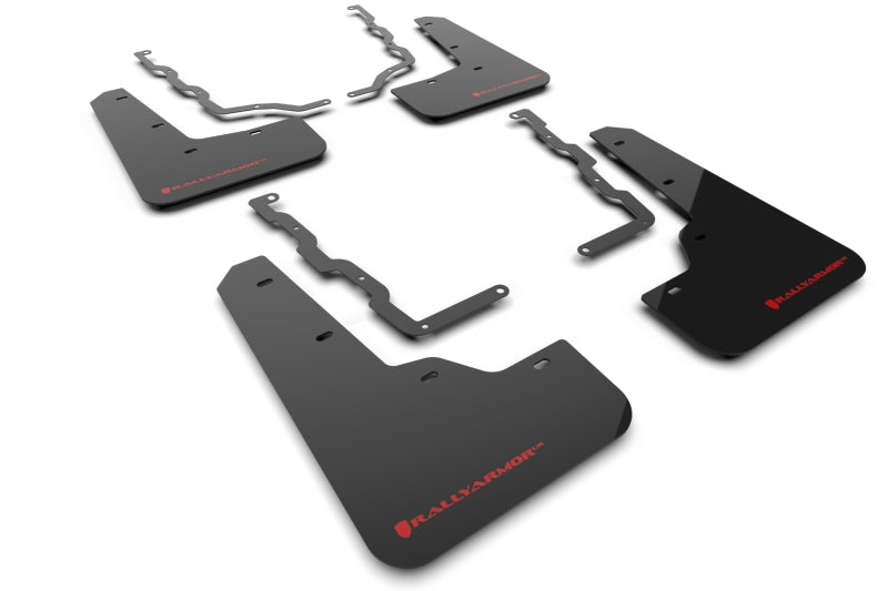 Rally Armor 20-25 Ford Puma ST Black Mud Flap w/Red Logo Rally Armor 20-25 Ford Puma ST Black Mud Flap w/Red Logo