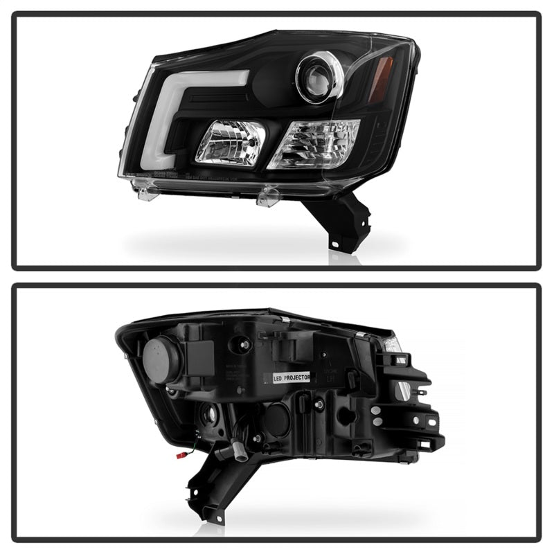 Spyder 04-15 Nissan Titan High-Power LED Module Equipped Headlights - Black (PRO-YD-NTI04PL-BK) Spyder 04-15 Nissan Titan High-Power LED Module Equipped Headlights - Black (PRO-YD-NTI04PL-BK)