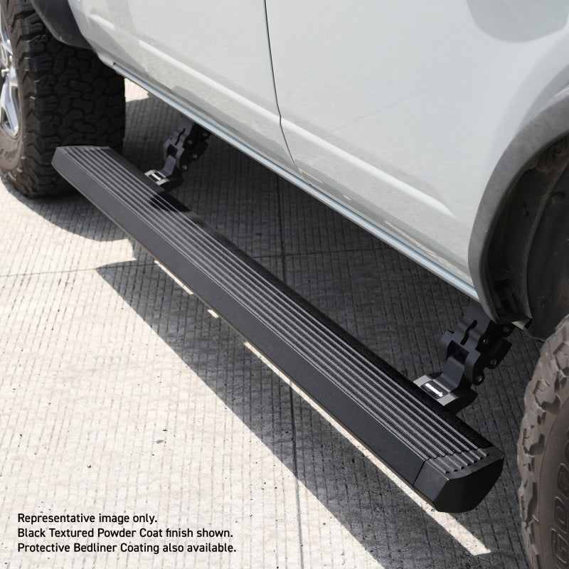 RealTruck 07-17 Jeep Wrangler 4dr VoltStep Electric Running Board Kit (Cut Req.) - Bedliner Coating RealTruck 07-17 Jeep Wrangler 4dr VoltStep Electric Running Board Kit (Cut Req.) - Bedliner Coating