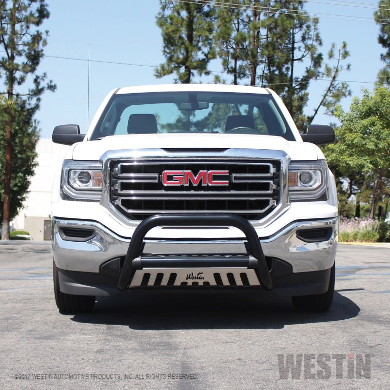 Westin 2016-2018 GMC Sierra 1500 Ultimate Bull Bar - Black Westin 2016-2018 GMC Sierra 1500 Ultimate Bull Bar - Black