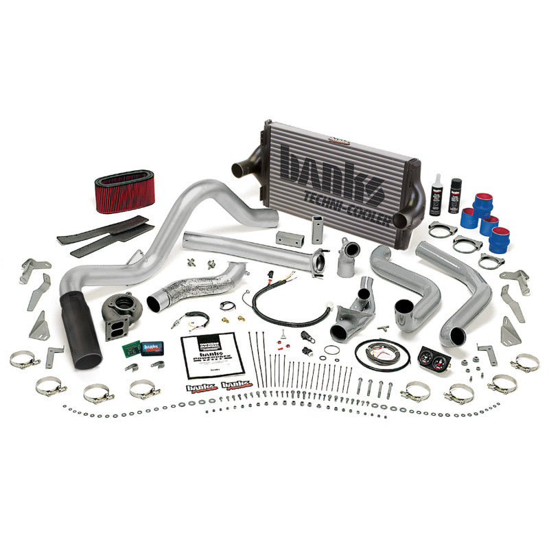 Banks Power 94-95.5 Ford 7.3L Man PowerPack System - SS Single Exhaust w/ Black Tip Banks Power 94-95.5 Ford 7.3L Man PowerPack System - SS Single Exhaust w/ Black Tip