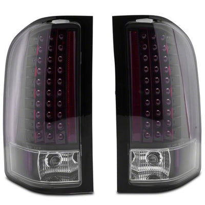 Raxiom 07-13 Chevrolet Silverado 1500 LED Tail Lights- Blk Housing (Clear Lens)